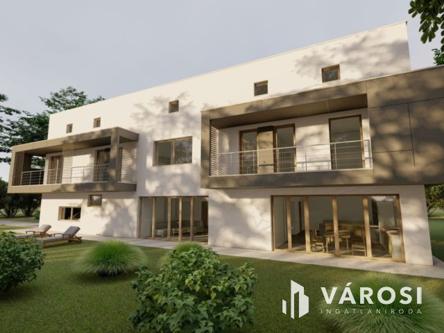 Új lakóparkban, exkluzív belső kétszintes ikerházi lakás