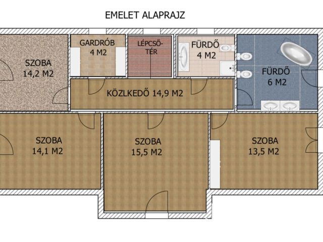 Csend, tér, kert és elegancia – kiadó ház Bp 2.kerületében