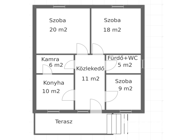 Téglaház Tarjánban tágas telken
